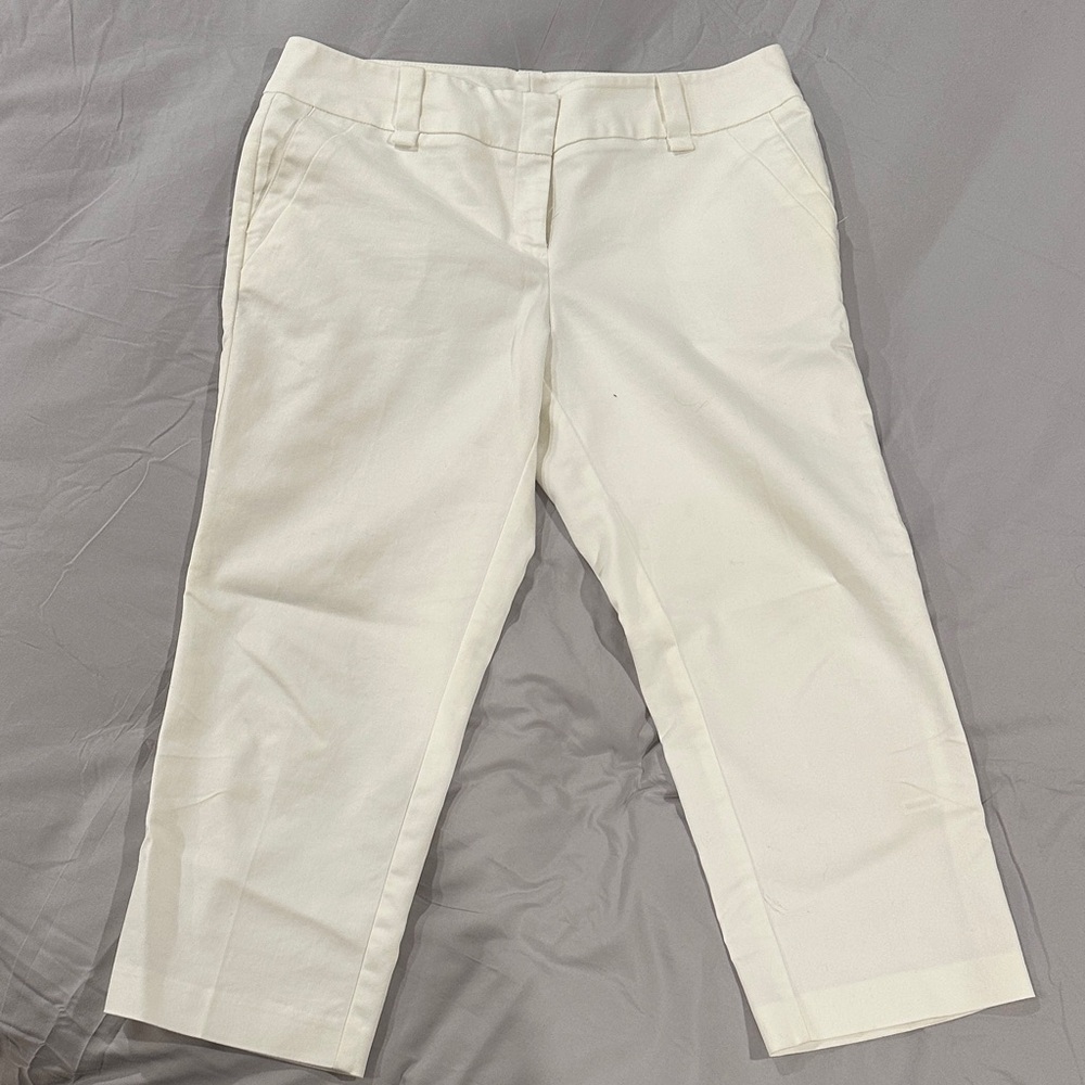 New York & Company Cream Capris